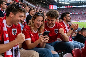 Österreichische Fußballfans