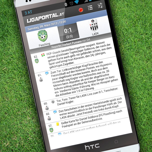 Ligaportal Live-Ticker App für Android
