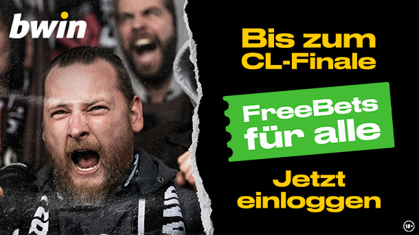 FreeBets für alle: bwin verschenkt an den restlichen Spieltagen der Königsklasse Gratiswetten! 