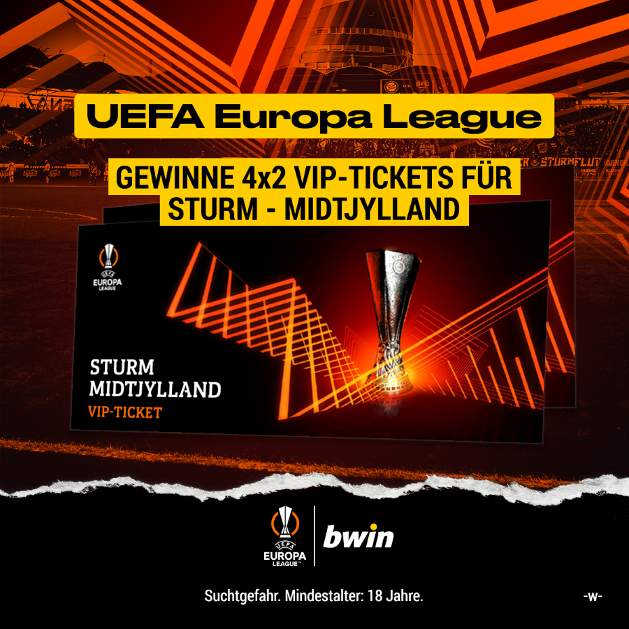 Sturm Graz Midtjylland Gewinnspiel Tickets