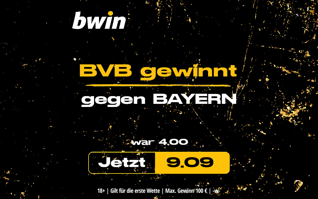 Gewinn-Boost Dortmund - Bayern