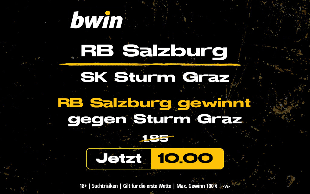 Gewinn-Boost Red Bull Salzburg - SK Sturm Graz